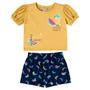 Imagem de Conjunto Infantil Feminino Amarelo Frutas - Malwee