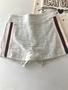 Imagem de Conjunto infantil feminino blusa com short saia cinza com salmon
