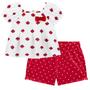 Imagem de Conjunto Infantil Feminino Blusa + Shorts Cogumelo Kyly