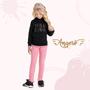 Imagem de Conjunto Infantil Feminino Casaco Soft + Legging Molicotton Angerô