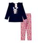 Imagem de Conjunto Infantil Feminino Cute Bunny Legging Tam.1