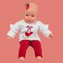 Imagem de Conjunto Infantil Feminino de Moletom Cherry - Elian