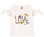 Imagem de Conjunto Infantil Feminino Star Love - Lual Kids - Off White/Preto