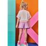 Imagem de Conjunto Infantil Kukiê Boxy Over Shorts Moletom leve