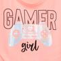 Imagem de Conjunto Infantil Kyly Camiseta e Short Gamer Menina 2 Peças