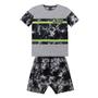 Imagem de Conjunto Infantil Lemon Camiseta Tie Dye + Bermuda Moletom Masculino