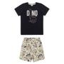 Imagem de Conjunto Infantil Masculino Alakazoo Dino Preto - 39986