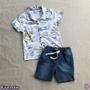 Imagem de Conjunto Infantil Masculino Camisa e Bermuda Carinhoso 112256 - Malwee