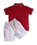 Imagem de Conjunto Infantil Masculino Camisa Polo MC + Bermuda Sarja Angerô