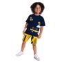 Imagem de Conjunto Infantil Masculino Camiseta + Bermuda Moletinho Kyly