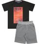 Imagem de Conjunto Infantil Masculino Camiseta e Bermuda Basquete Vrasalon