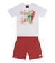 Imagem de Conjunto Infantil Masculino Com Camiseta Agathos Branco