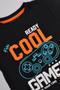 Imagem de Conjunto Infantil Masculino Preto Cool Gamer