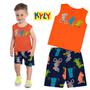 Imagem de Conjunto Infantil Masculino Regata + Bermuda Moletinho Animais Kyly