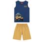 Imagem de Conjunto Infantil Masculino Regata + Bermuda Moletinho Dusty Kyly