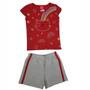 Imagem de Conjunto Infantil Menina Arco Íris Blusa e Shorts- Kely & Kety