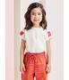 Imagem de Conjunto Infantil Menina Blusa/Calça Jogger Rosa Tigre Momi