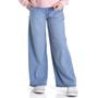 Imagem de Conjunto Infantil Menina Blusa em Moletom E Calça Wide Leg Jeans Light Moda Enjoy