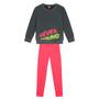 Imagem de Conjunto Infantil Menina Blusa Moletom e Legging Cotton Confortável Moderna Kyly 1000093