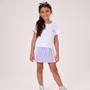 Imagem de Conjunto Infantil Menina Blusa/Shorts Saia Paete Somnii Roxo