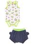 Imagem de Conjunto Infantil Menina Body e Short Estampa Bananas Momi