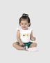 Imagem de Conjunto infantil menina body + shorts algodão - malwee kids