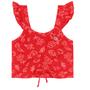 Imagem de Conjunto Infantil Menina Brandili Vermelho