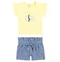 Imagem de Conjunto infantil menina Camiseta e Shorts em Malha Girl - Colorittá