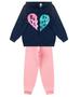 Imagem de Conjunto Infantil Menina Com Jaqueta Select Azul