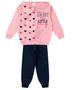 Imagem de Conjunto Infantil Menina Com Jaqueta Select Rosa