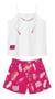 Imagem de Conjunto Infantil Menina Festa Blusa + Short God Vibes Rosa