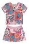 Imagem de Conjunto Infantil Menina Festa Blusa + Short Trick Nick Rosa