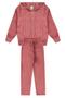 Imagem de Conjunto Infantil Menina Plush - Rosa