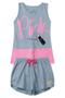 Imagem de Conjunto Infantil Menina Regata Pink Power