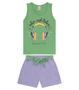 Imagem de Conjunto Infantil Menina Sheila Malhas Roxo