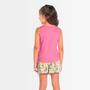 Imagem de Conjunto Infantil Menina short e camiseta Regata rovitex flo