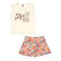 Imagem de Conjunto Infantil Menina Short Saia Pulla Bulla Ref. 38315