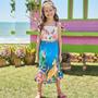 Imagem de Conjunto Infantil Menina Verão Blusa Cropped em Cotton Linho e Saia Midi em Malha Fresh Tam 6 a 14 - Infanti