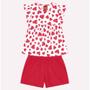 Imagem de Conjunto Infantil Menina Verão Blusa e Short Kyly 1000232