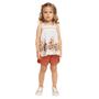 Imagem de Conjunto Infantil Menina Verão Blusa e Short Milon 2000381