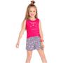 Imagem de Conjunto Infantil Menina Verão Blusinha Alça + Short 1 Ao 14