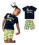 Imagem de Conjunto Infantil Menino Aventura Short Camiseta Tam 1 Ao 10