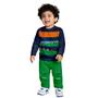 Imagem de Conjunto Infantil Menino Blusa e Calça Moletom Peluciado Confortável Moderno Kyly 1000810