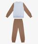 Imagem de Conjunto Infantil Menino Blusão Com Calça Select Bege