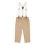 Imagem de Conjunto Infantil Menino Camisa Calça Sarja Suspensório 1026