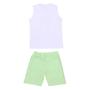 Imagem de Conjunto Infantil Menino Camisa Regata Cavada Com Bermuda Em Moletom Canoe Moda Verão Leve