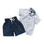 Imagem de Conjunto Infantil Menino (Camisa Social e Bermuda Factel)