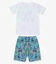 Imagem de Conjunto Infantil Menino Camiseta/Bermuda Viston Bege