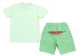 Imagem de Conjunto Infantil Menino Camiseta Dino e Bermuda Verde Have Fun