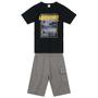 Imagem de Conjunto infantil menino com camiseta e bermuda Brandili